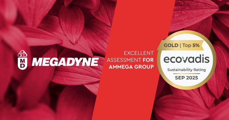 EcoVadis Gold Medal for AMMEGA Group – Recognising Excellence in Sustainability. 